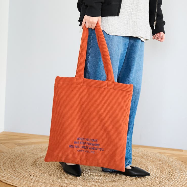 ロゴ刺繍コーデュロイトートバッグ | coen【women】 | 詳細画像6 