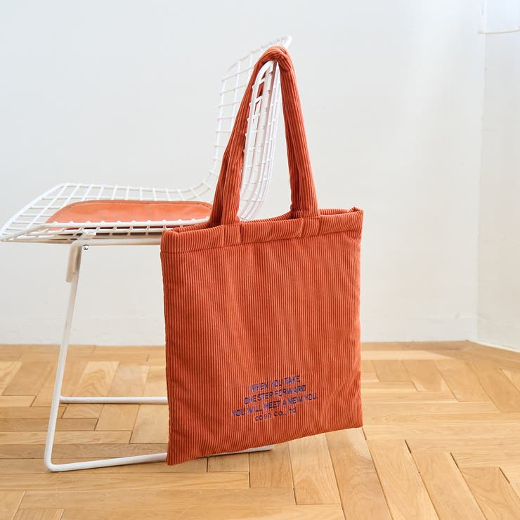 ロゴ刺繍コーデュロイトートバッグ | coen【women】 | 詳細画像7 