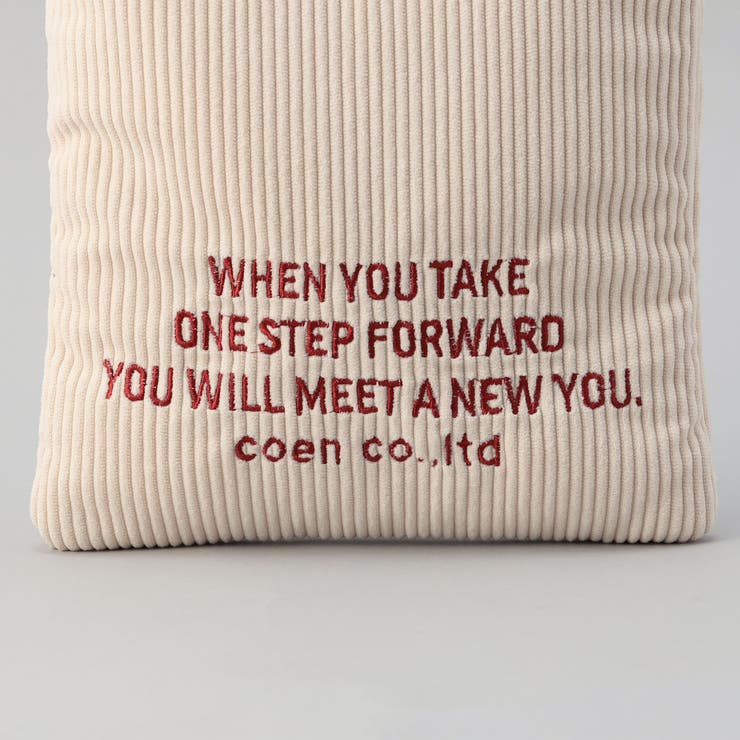 ロゴ刺繍コーデュロイショルダーバッグ | coen【women】 | 詳細画像24 