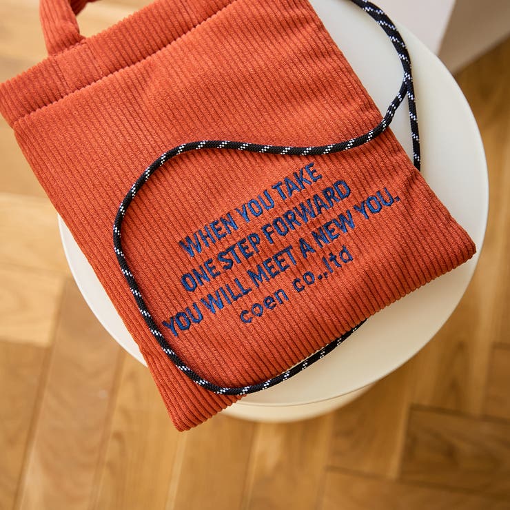 ロゴ刺繍コーデュロイショルダーバッグ | coen【women】 | 詳細画像9 