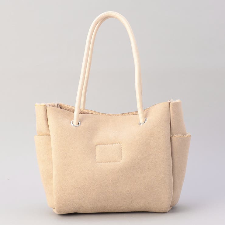 coenロゴ リバーシブルフェイクムートンボアトート | coen【women】 | 詳細画像14 