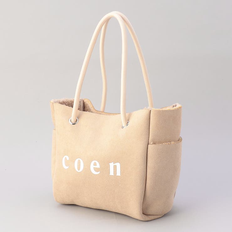 coenロゴ リバーシブルフェイクムートンボアトート | coen【women】 | 詳細画像18 