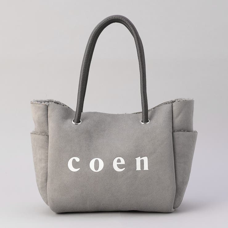 coenロゴ リバーシブルフェイクムートンボアトート | coen【women】 | 詳細画像19 