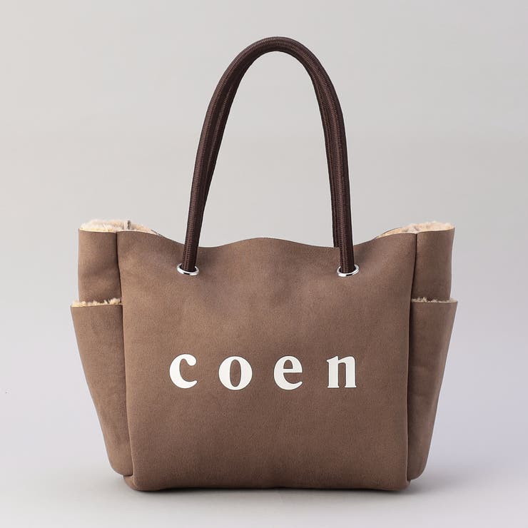 coenロゴ リバーシブルフェイクムートンボアトート | coen【women】 | 詳細画像21 