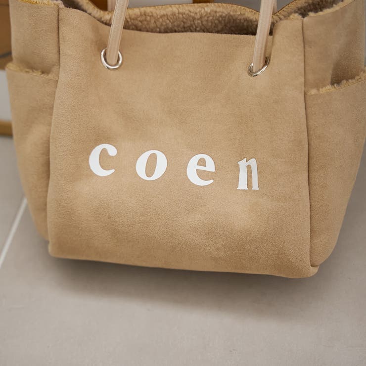 coenロゴ リバーシブルフェイクムートンボアトート | coen【women】 | 詳細画像6 