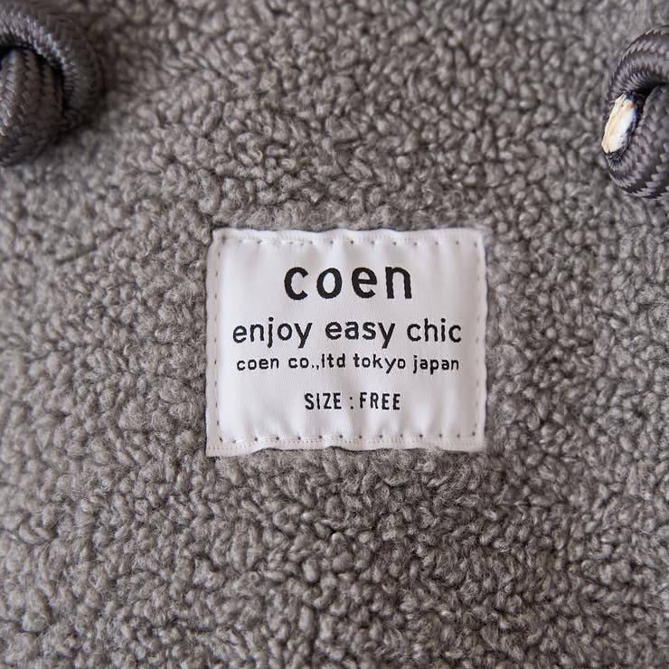 coenロゴ リバーシブルフェイクムートンボアトート | coen【women】 | 詳細画像8 