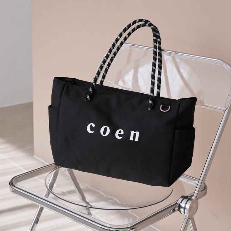 coenロゴ ポリキャンバスショルダーバッグ | coen【women】 | 詳細画像1 