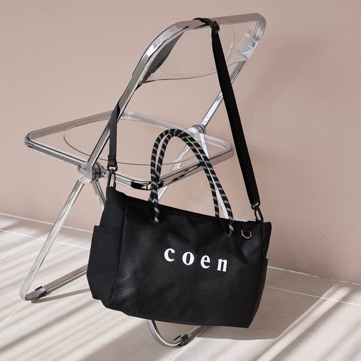 coenロゴ ポリキャンバスショルダーバッグ | coen【women】 | 詳細画像2 
