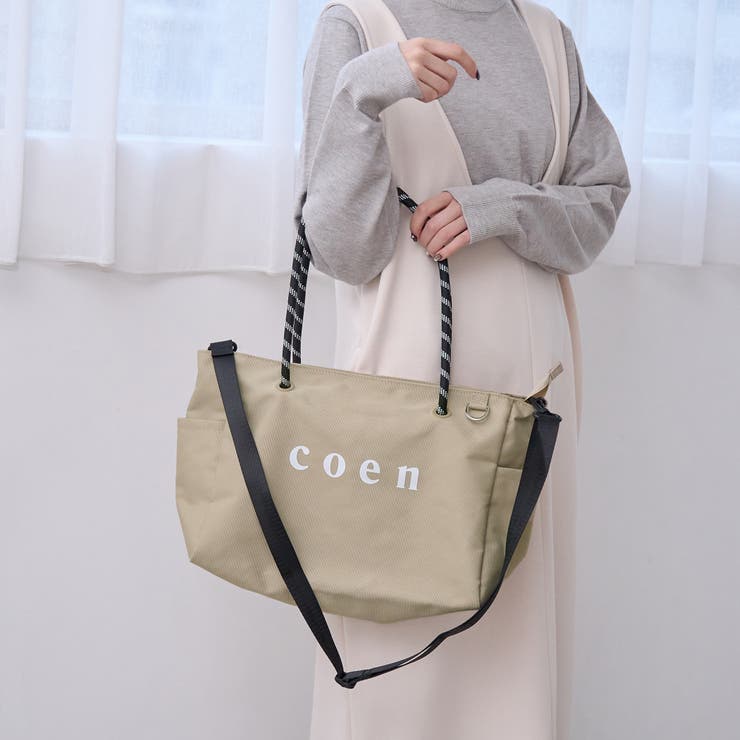coenロゴ ポリキャンバスショルダーバッグ | coen【women】 | 詳細画像9 