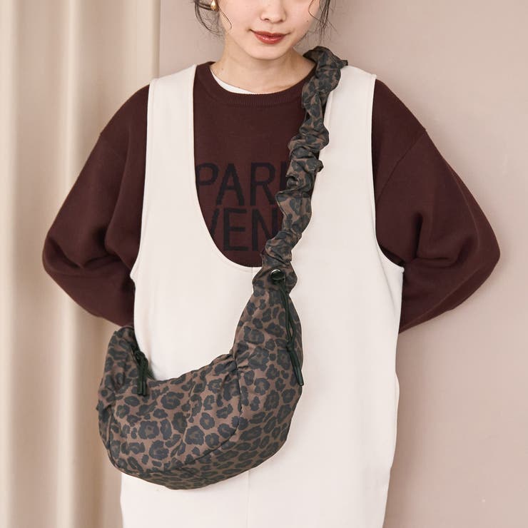 ギャザーハンドル ショルダーパディングバッグ | coen【women】 | 詳細画像1 