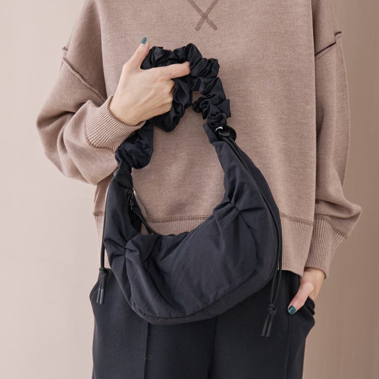 ギャザーハンドル ショルダーパディングバッグ | coen【women】 | 詳細画像2 