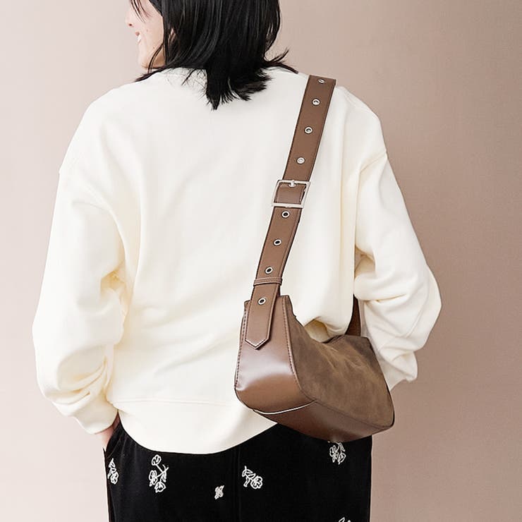 ハトメワンショルダー レザーライクマルチウェイバッグ | coen【women】 | 詳細画像4 