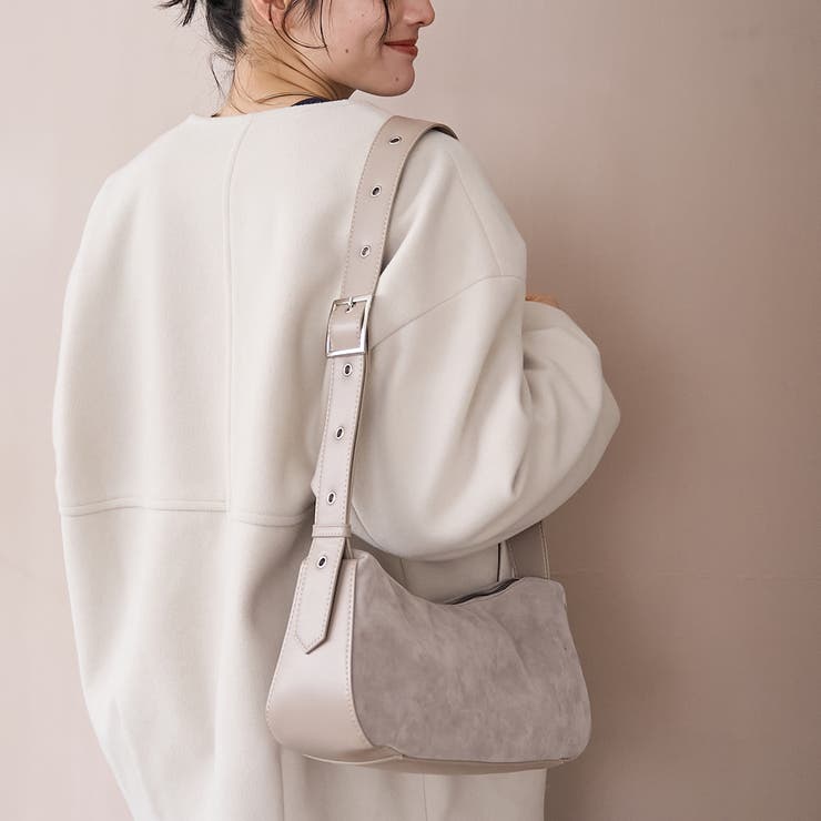 BEIGE | ハトメワンショルダー レザーライクマルチウェイバッグ | coen【women】