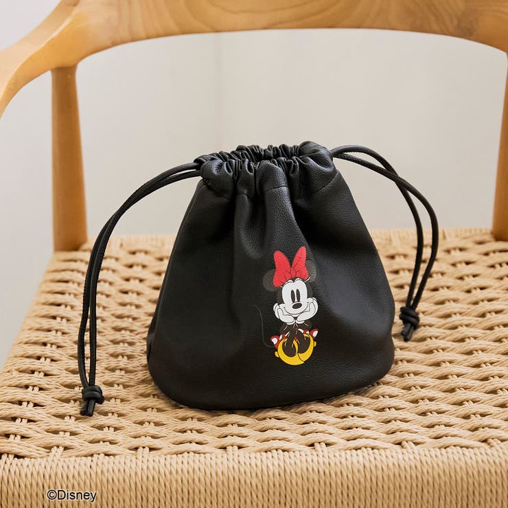 【MICKEY（ミッキー）/別注】レザーライク巾着バッグ | coen【women】 | 詳細画像13 