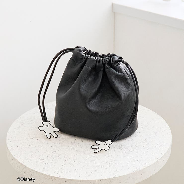 【MICKEY（ミッキー）/別注】レザーライク巾着バッグ | coen【women】 | 詳細画像16 