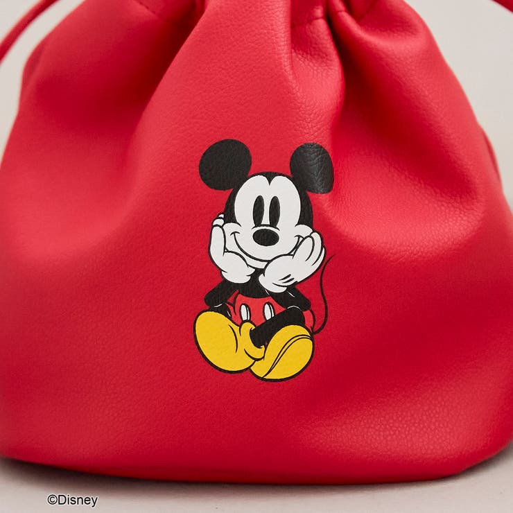 【MICKEY（ミッキー）/別注】レザーライク巾着バッグ | coen【women】 | 詳細画像20 