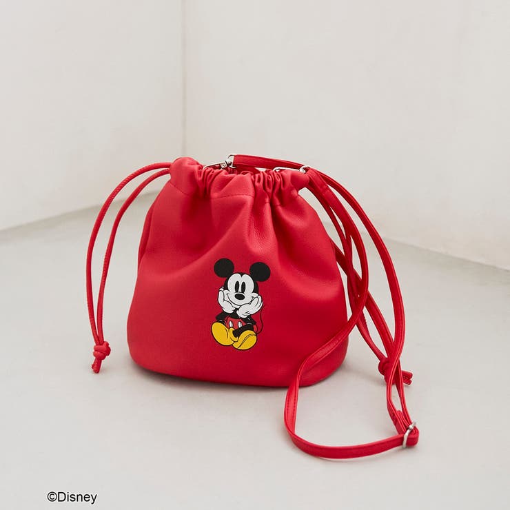 【MICKEY（ミッキー）/別注】レザーライク巾着バッグ | coen【women】 | 詳細画像24 