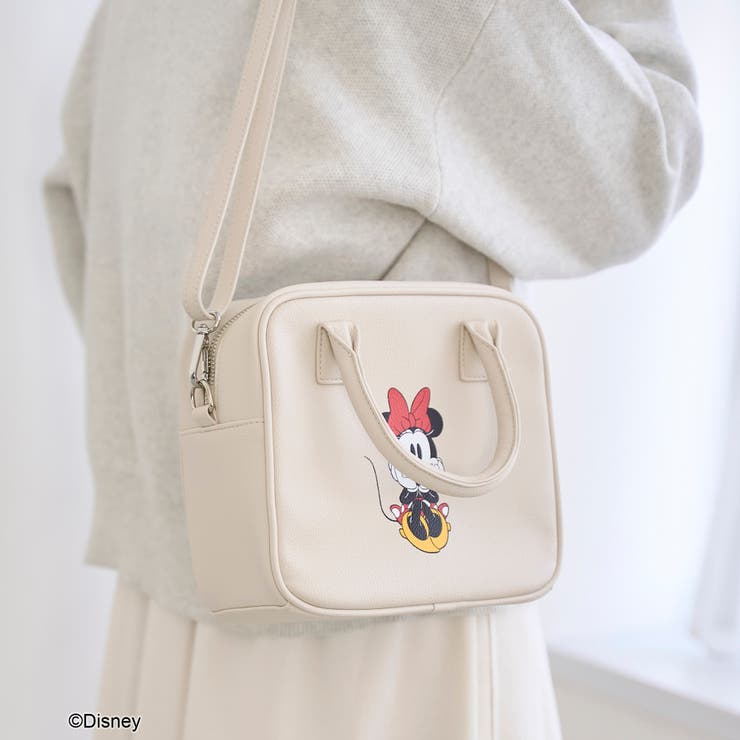 【MICKEY（ミッキー）/別注】レザーライクボストンバッグ | coen【women】 | 詳細画像4 