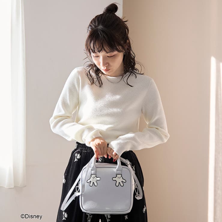 【MICKEY（ミッキー）/別注】レザーライクボストンバッグ | coen【women】 | 詳細画像5 