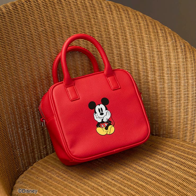 【MICKEY（ミッキー）/別注】レザーライクボストンバッグ | coen【women】 | 詳細画像9 