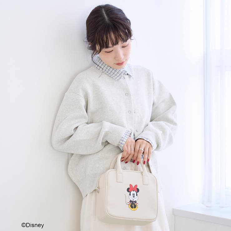 OFF WHITE | 【MICKEY（ミッキー）/別注】レザーライクボストンバッグ | coen【women】