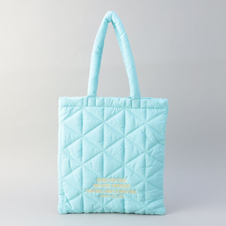 ロゴ刺繍 幾何柄 キルトトートバッグ | coen【women】 | 詳細画像16 