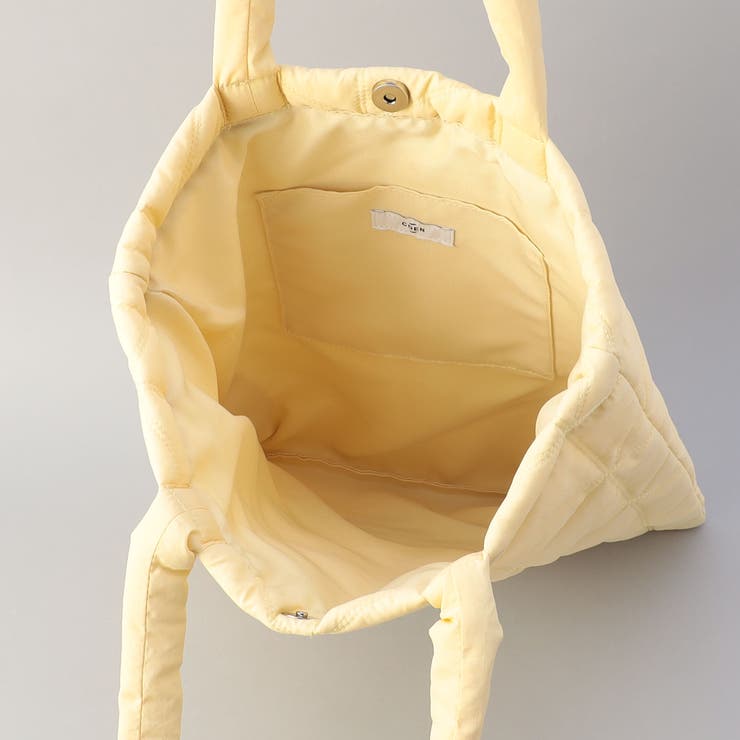 ロゴ刺繍 幾何柄 キルトトートバッグ | coen【women】 | 詳細画像7 