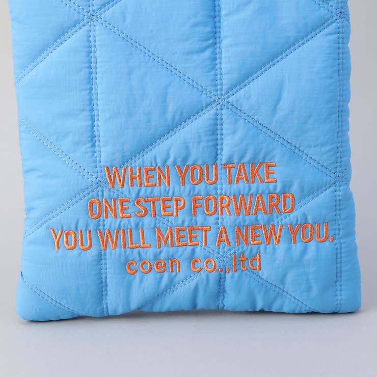 ロゴ刺繍 幾何柄 キルト2wayショルダーバッグ | coen【women】 | 詳細画像11 