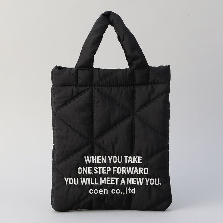 ロゴ刺繍 幾何柄 キルト2wayショルダーバッグ | coen【women】 | 詳細画像17 