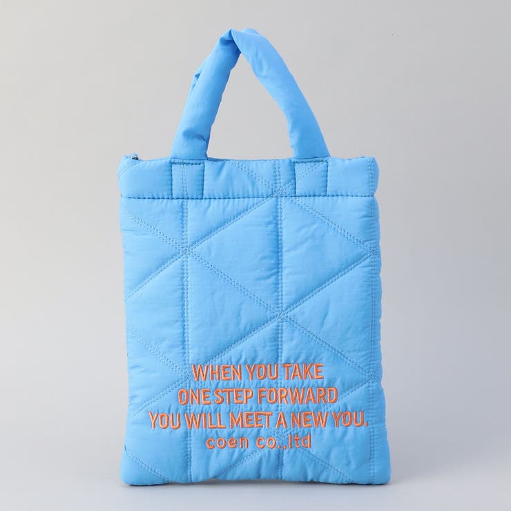 ロゴ刺繍 幾何柄 キルト2wayショルダーバッグ | coen【women】 | 詳細画像7 