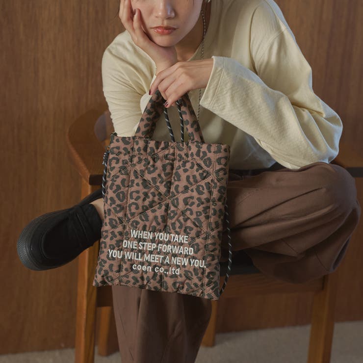 その他4 | 【再入荷/新色登場】ロゴ刺繍 幾何柄 キルト2wayショルダーバッグ | coen【women】