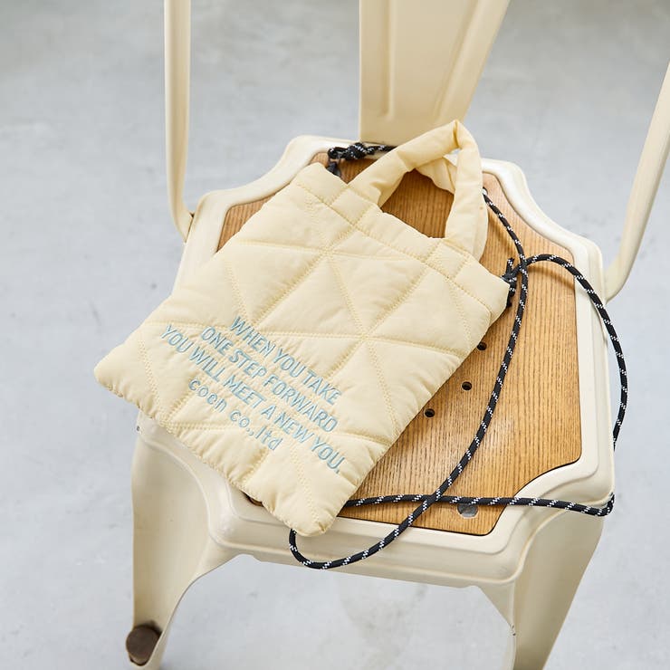 その他6 | ロゴ刺繍 幾何柄 キルト2wayショルダーバッグ | coen【women】