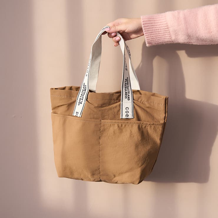 MOCA | coen（コーエン）ロゴテープトートバッグ | coen【women】