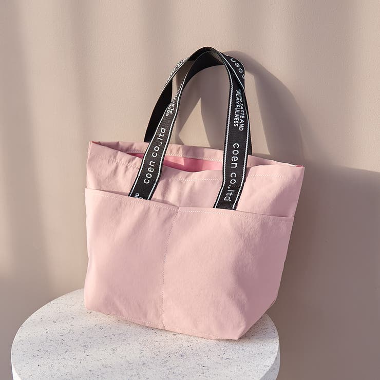 LT.PINK | coen（コーエン）ロゴテープトートバッグ | coen【women】