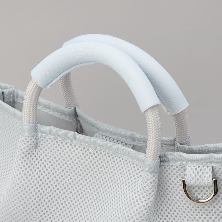 coen（コーエン）ロゴ刺繍 メッシュパフ2wayトートバッグ（Mサイズ） | coen【women】 | 詳細画像16 