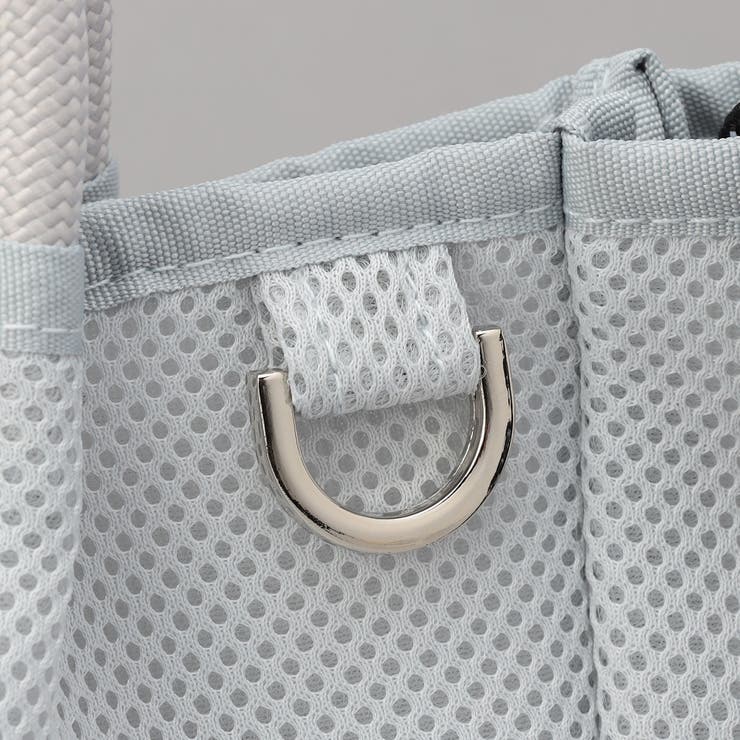 coen（コーエン）ロゴ刺繍 メッシュパフ2wayトートバッグ（Mサイズ） | coen【women】 | 詳細画像19 