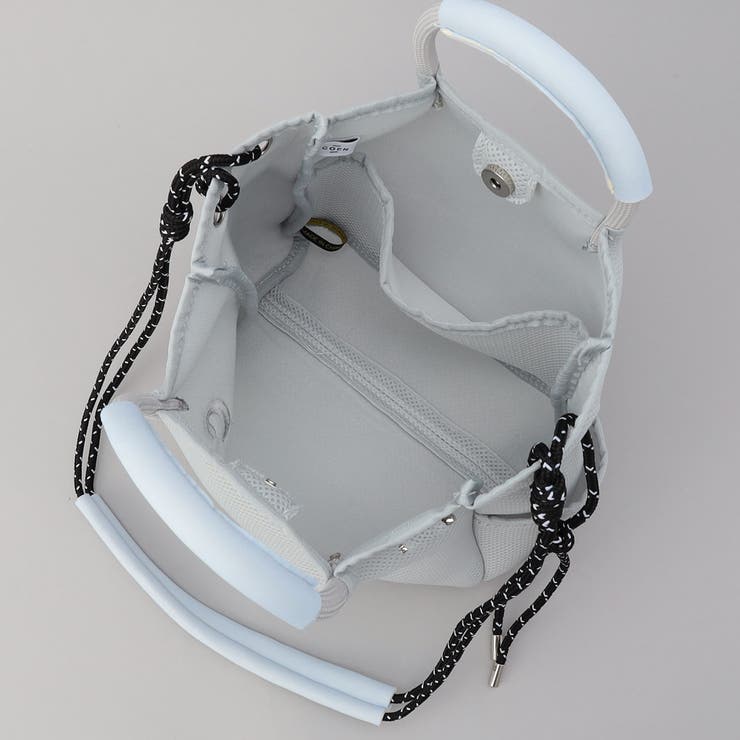 coen（コーエン）ロゴ刺繍 メッシュパフ2wayトートバッグ（Mサイズ） | coen【women】 | 詳細画像21 