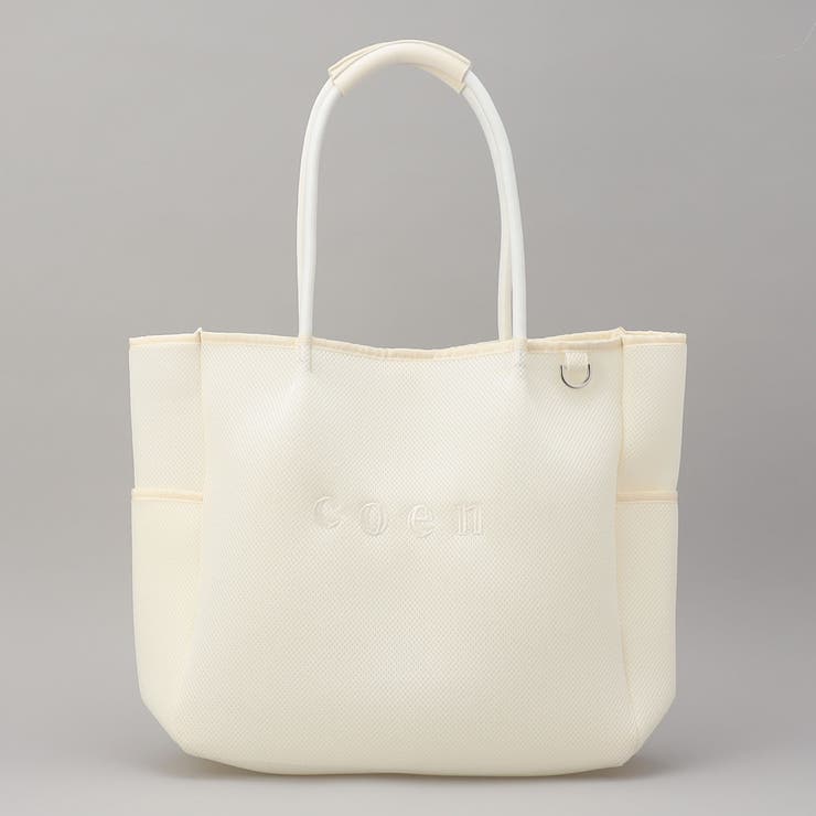 coen（コーエン）ロゴ刺繍 メッシュパフトートバッグ | coen【women】 | 詳細画像7 