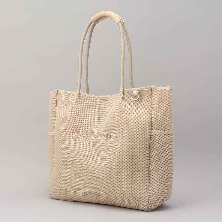 coen（コーエン）ロゴ刺繍 メッシュパフトートバッグ | coen【women】 | 詳細画像11 