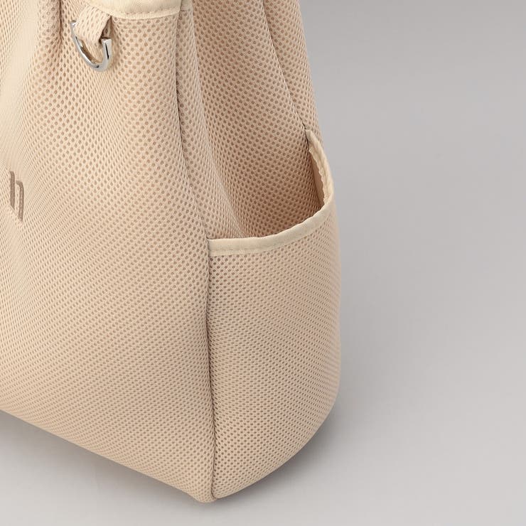 coen（コーエン）ロゴ刺繍 メッシュパフトートバッグ | coen【women】 | 詳細画像16 