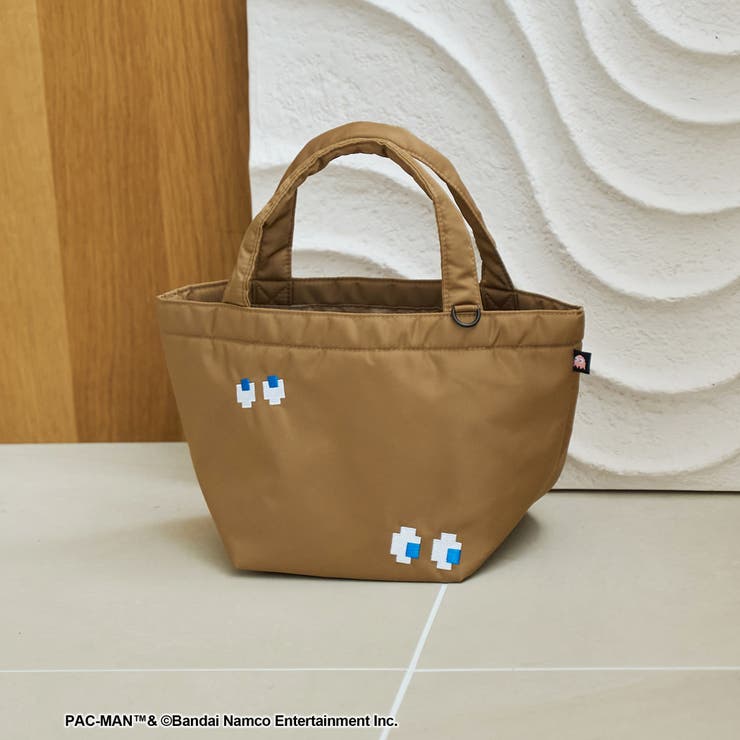 BEIGE | 【PAC-MAN(パックマン)別注】EYEデザイン ツイルトートバッグ | coen【women】