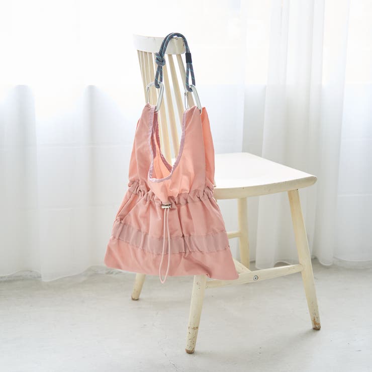 PINK | 2wayパラコードギャザーハンドバッグ（Sサイズ） | coen【women】