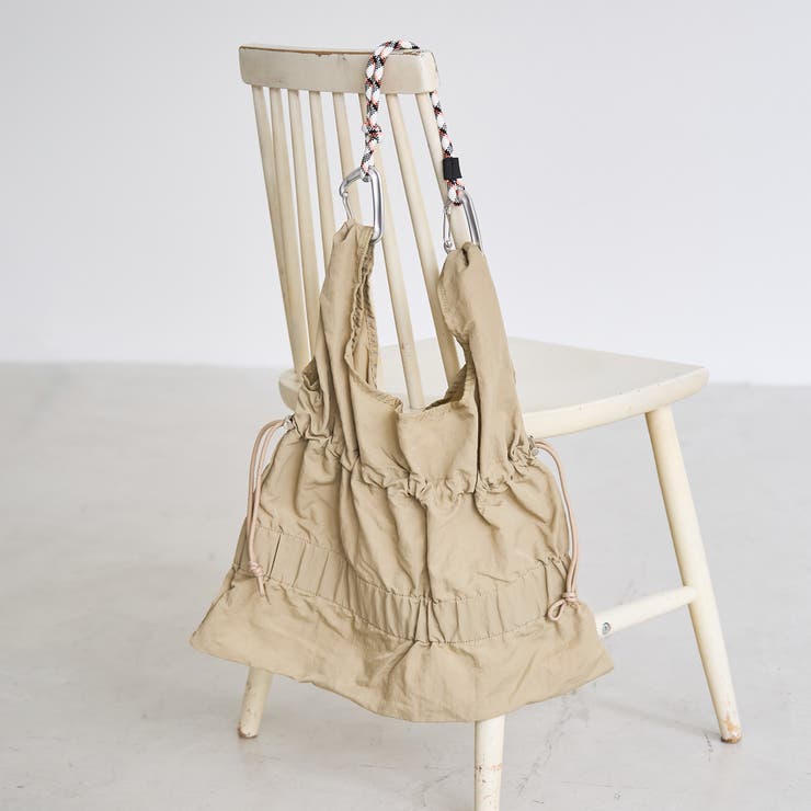 BEIGE | 2wayパラコードギャザーハンドバッグ（Mサイズ） | coen【women】