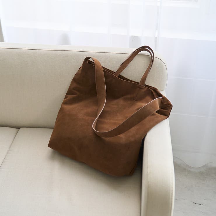 MD.BROWN | スエードライク 2wayトートバッグ | coen【women】