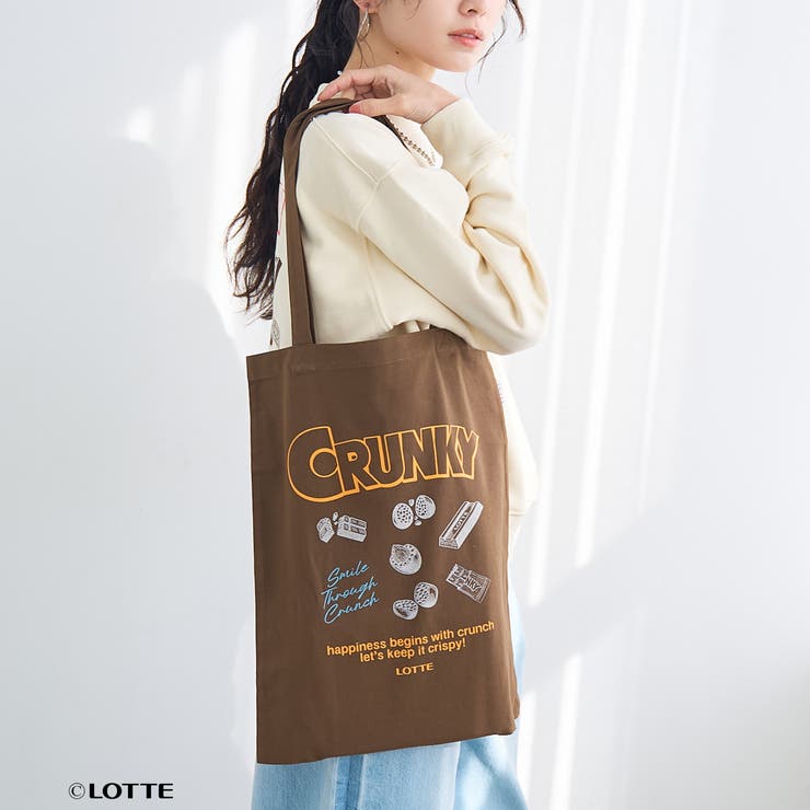 【CRUNKY（クランキー）/別注】アソートロゴトートバッグ | coen【women】 | 詳細画像5 