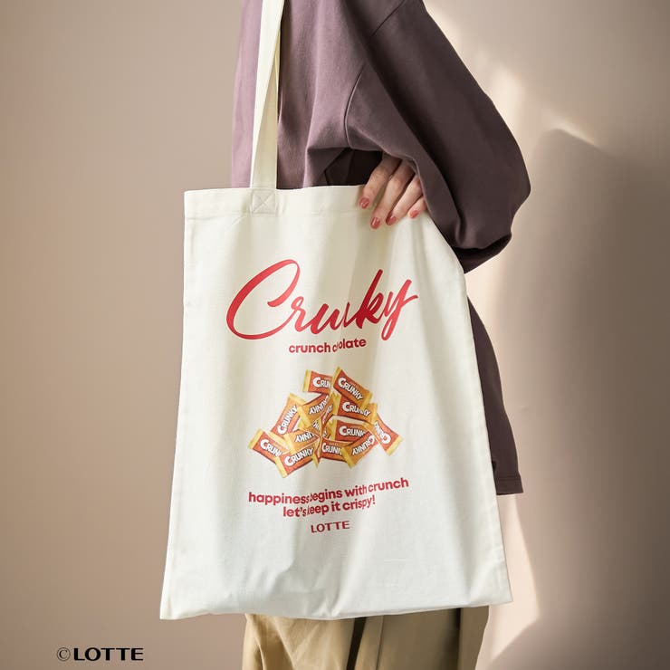 NATURAL | 【CRUNKY（クランキー）/別注】アソートロゴトートバッグ | coen【women】