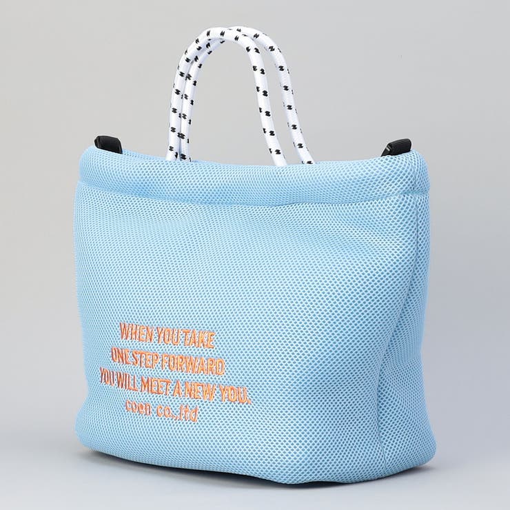ロゴ刺繍 メッシュパフ2wayショルダーバッグ（Mサイズ） | coen【women】 | 詳細画像18 