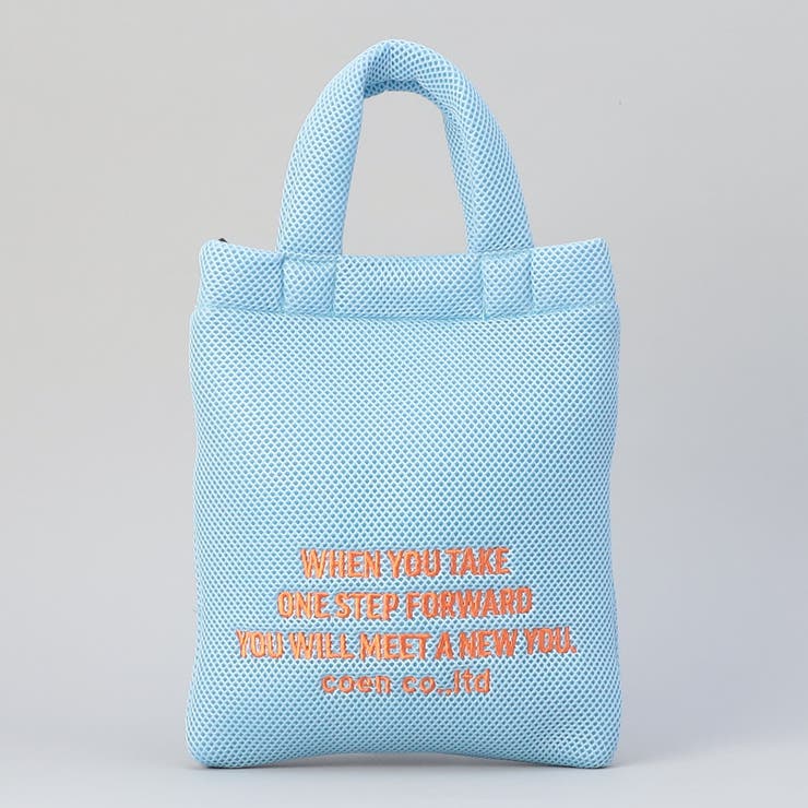 ロゴ刺繍 メッシュパフ2wayショルダーバッグ | coen【women】 | 詳細画像20 