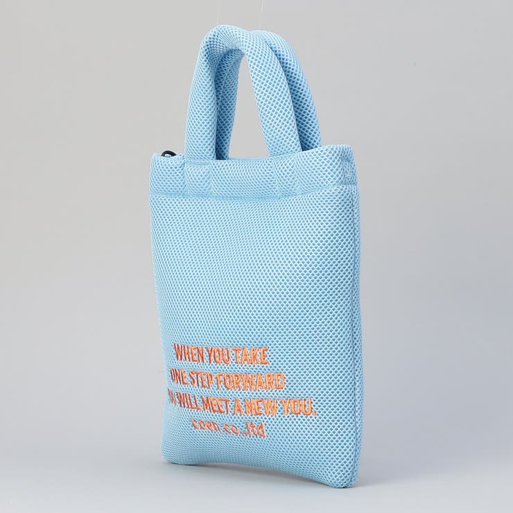 ロゴ刺繍 メッシュパフ2wayショルダーバッグ | coen【women】 | 詳細画像21 