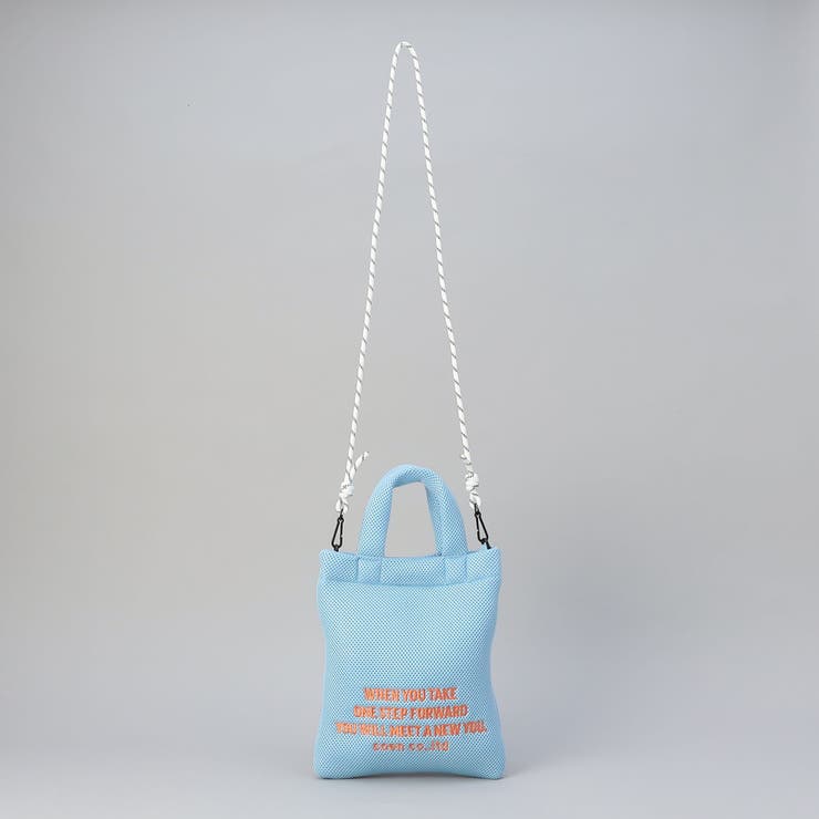 ロゴ刺繍 メッシュパフ2wayショルダーバッグ | coen【women】 | 詳細画像25 